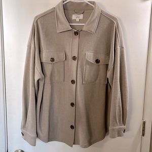 Hippie Rose Shirt Shacket Size M